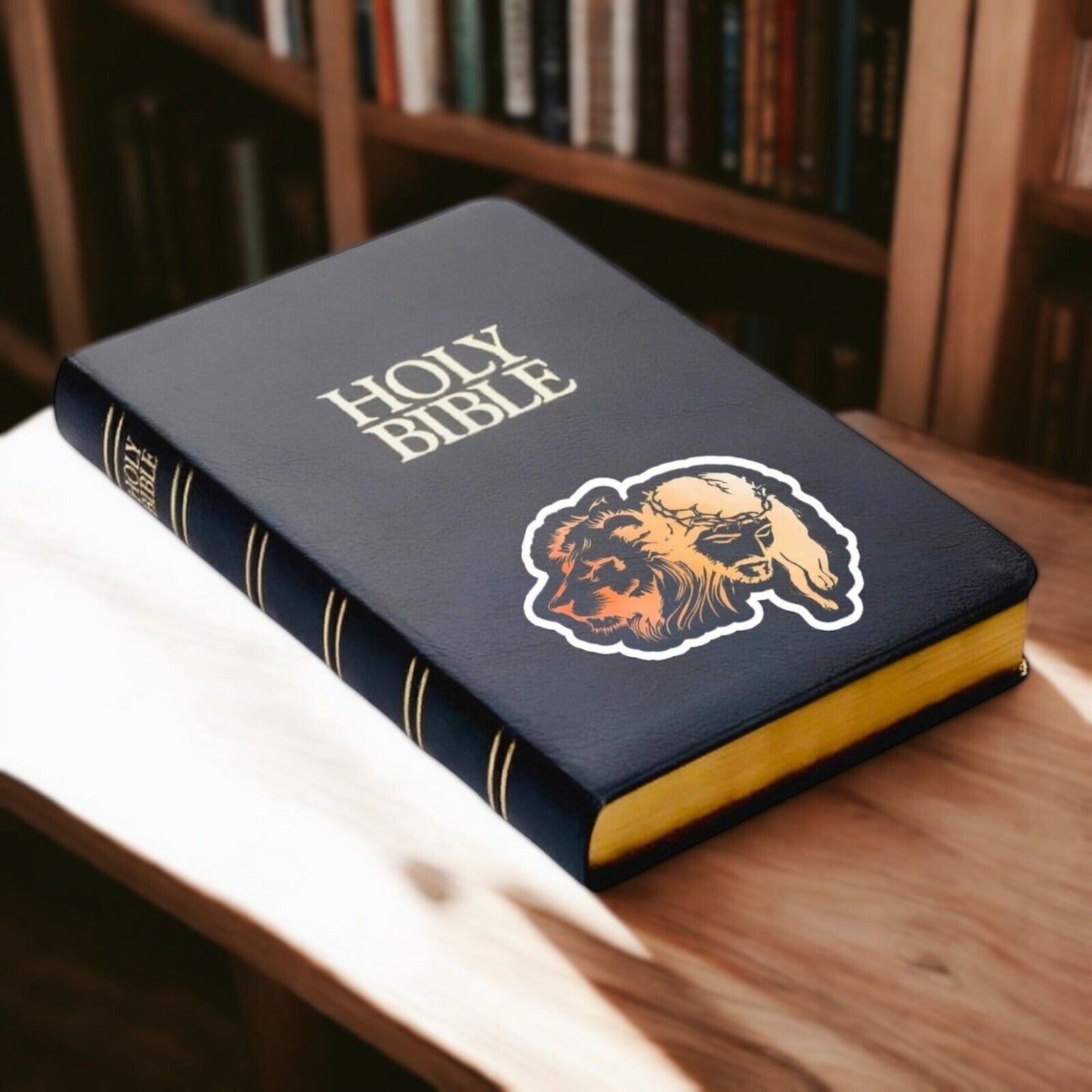 The Lion Of Judah Sticker Glossy | Vinyl Christian Sticker | Waterproof Decal