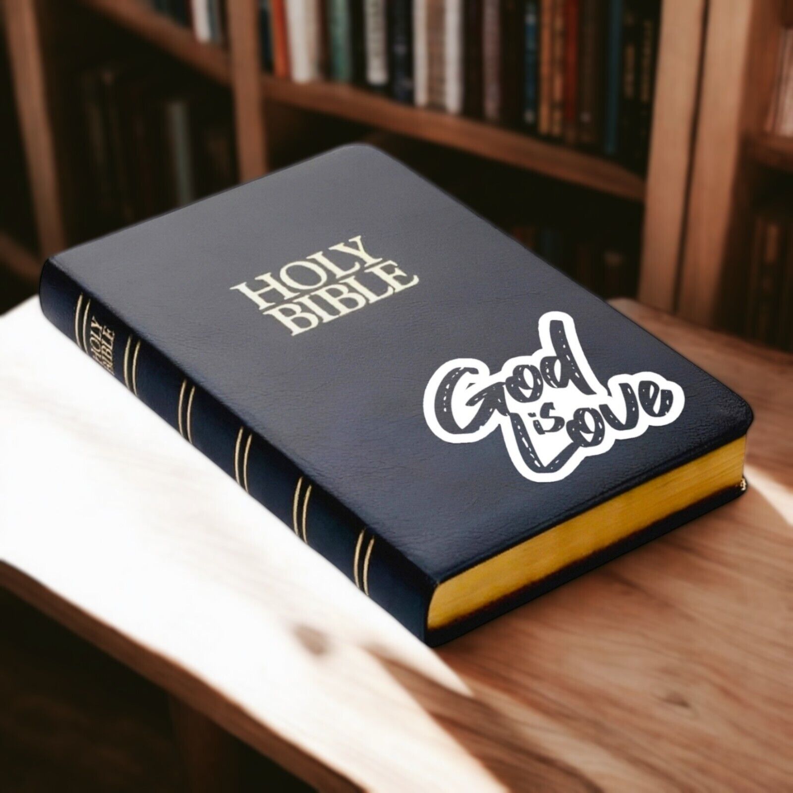 God Is Love Sticker Glossy | Vinyl Christian Sticker | Waterproof Jesus Sticker