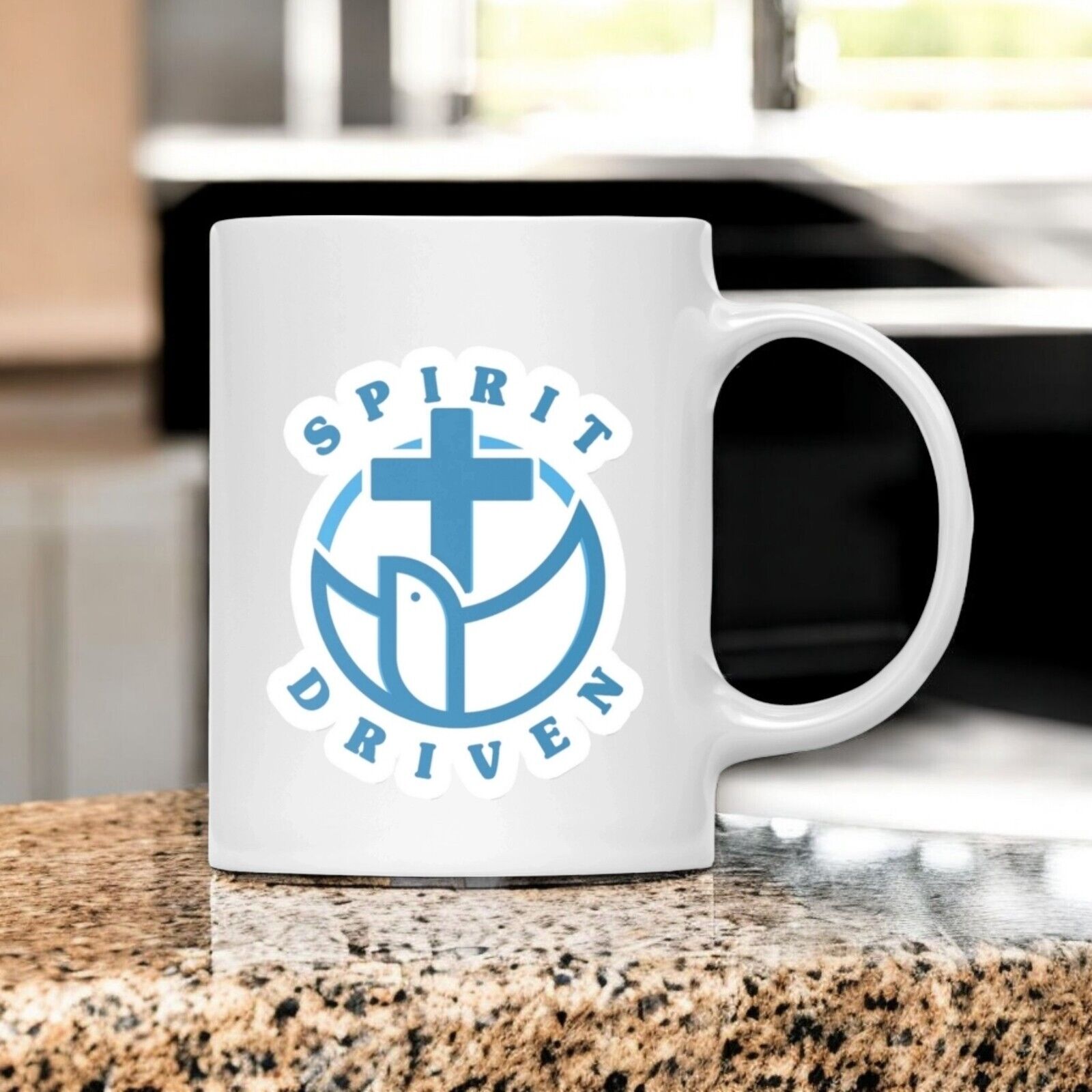 Spirit Driven Sticker Glossy | Vinyl Christian Sticker | Waterproof Jesus Decal