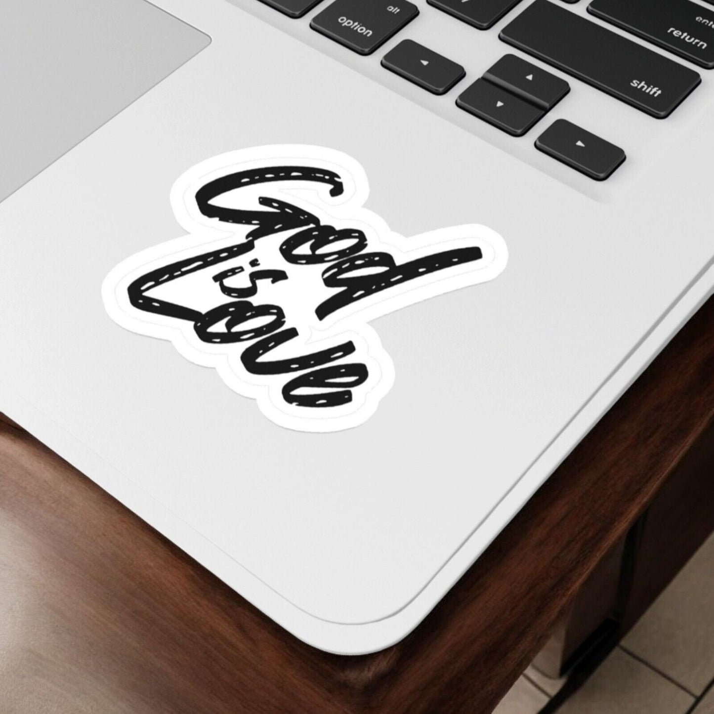 God Is Love Sticker Glossy | Vinyl Christian Sticker | Waterproof Jesus Sticker