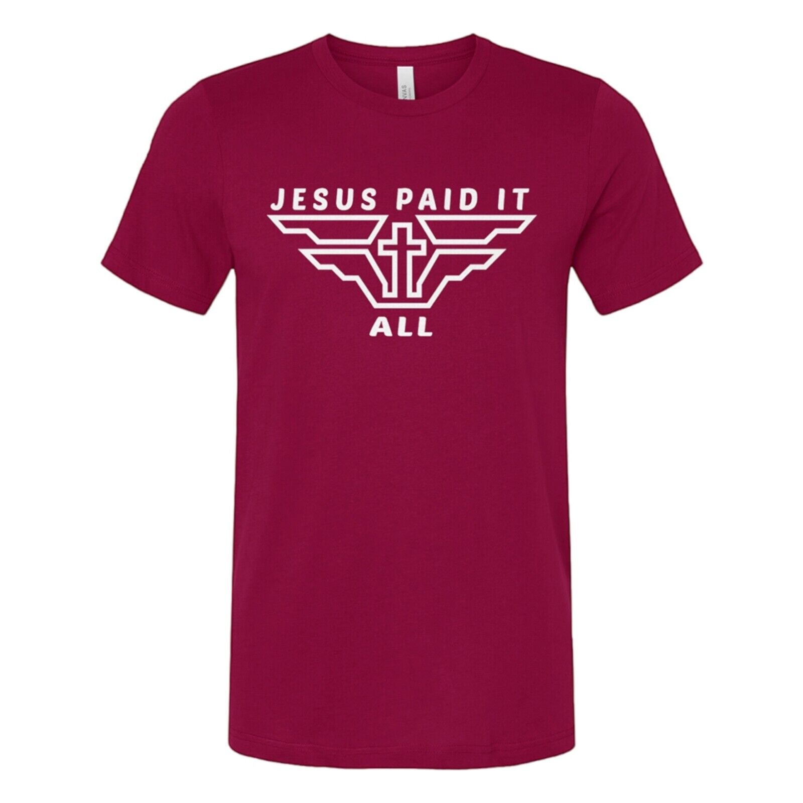 Jesus Paid It All T-Shirt Religious Apparel Jesus Tee Christian Clothing Unisex