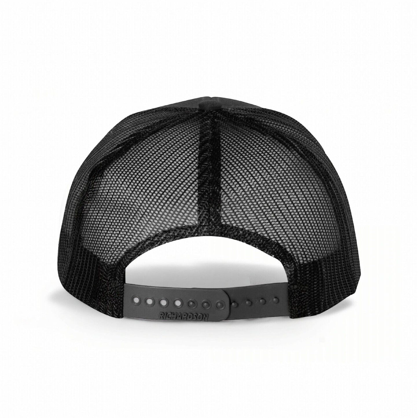 Grace Armor Trucker Hat Black On Black Adjustable Richardson 112 Snapback