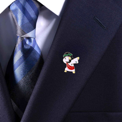 Jesus Dabbing Enamel Pin | Christian Collar Pin | Brooch Accessory | Lapel Pin