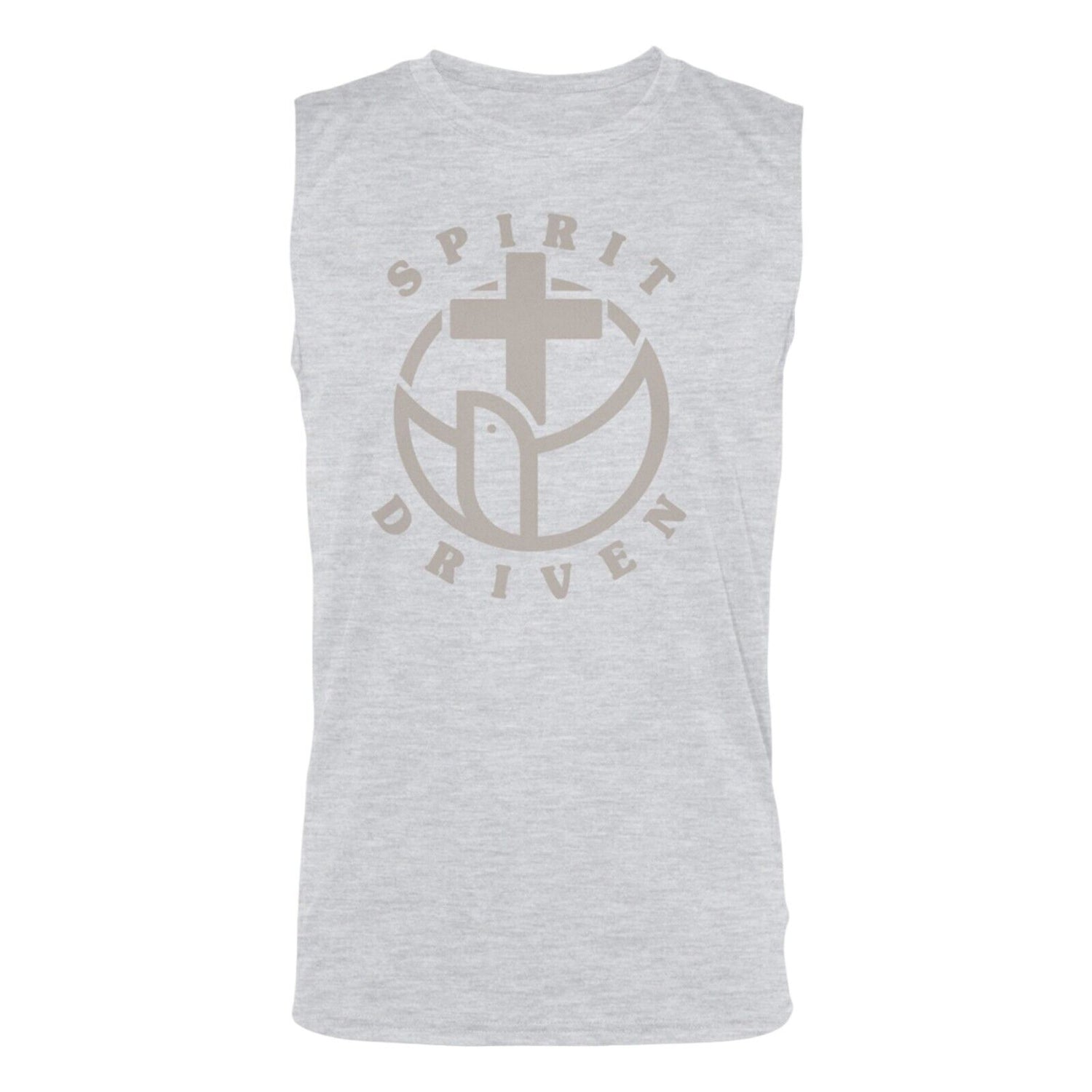 Spirit Driven Gray Tank Top Apparel Jesus Tee Christian Clothing Unisex
