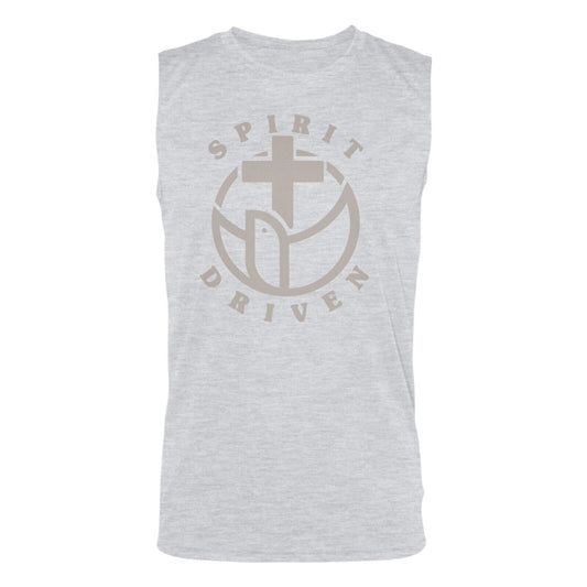 Spirit Driven Gray Tank Top Apparel Jesus Tee Christian Clothing Unisex