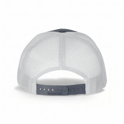 I Heart Jesus Trucker Hat Charcoal On White Adjustable Richardson 112 Snapback