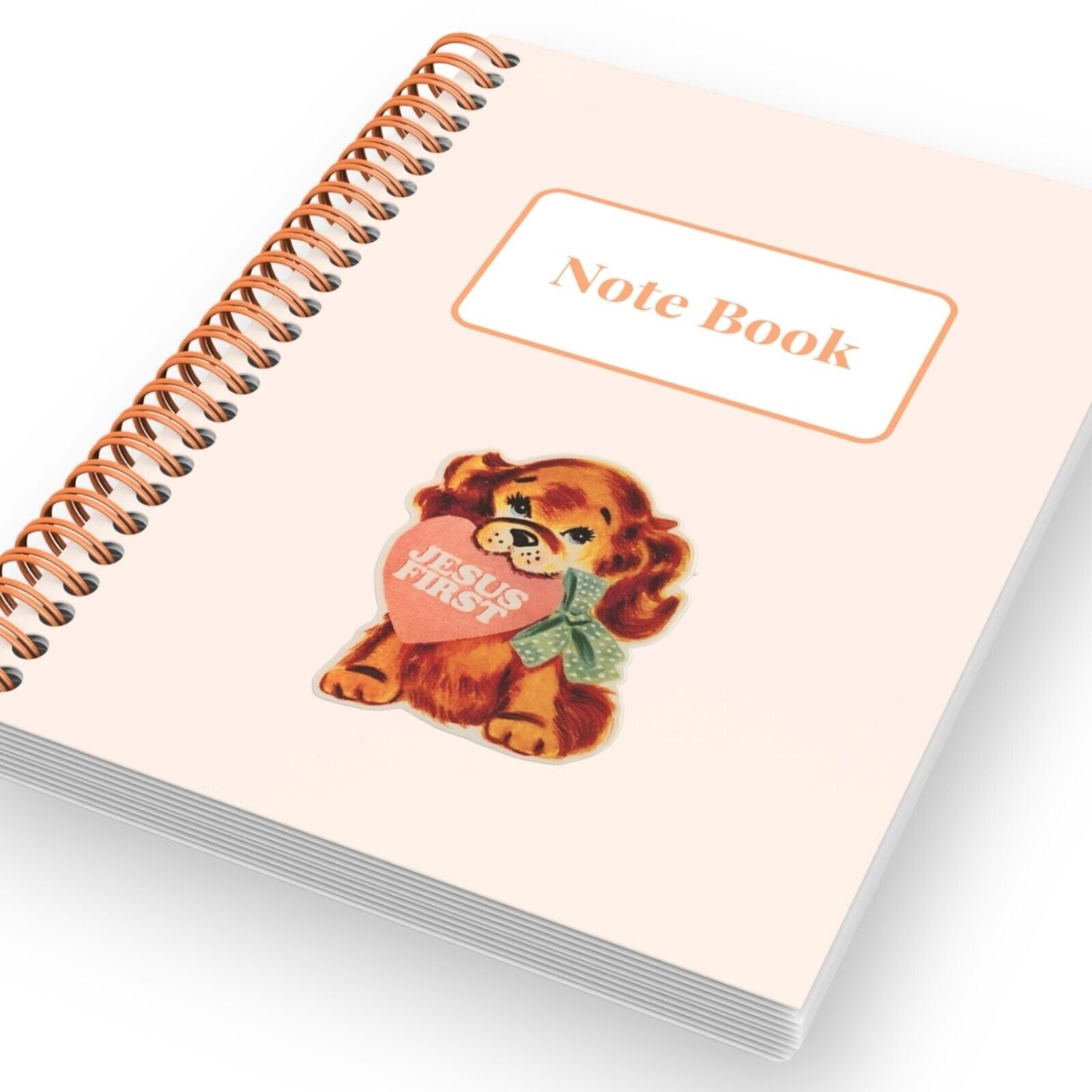 Jesus First Cute Puppy Sticker Glossy | Vinyl Christian Sticker | Waterproof