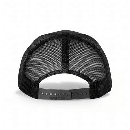 I Heart Jesus Trucker Hat Dark Gray On Black Adjustable Richardson 112 Snapback