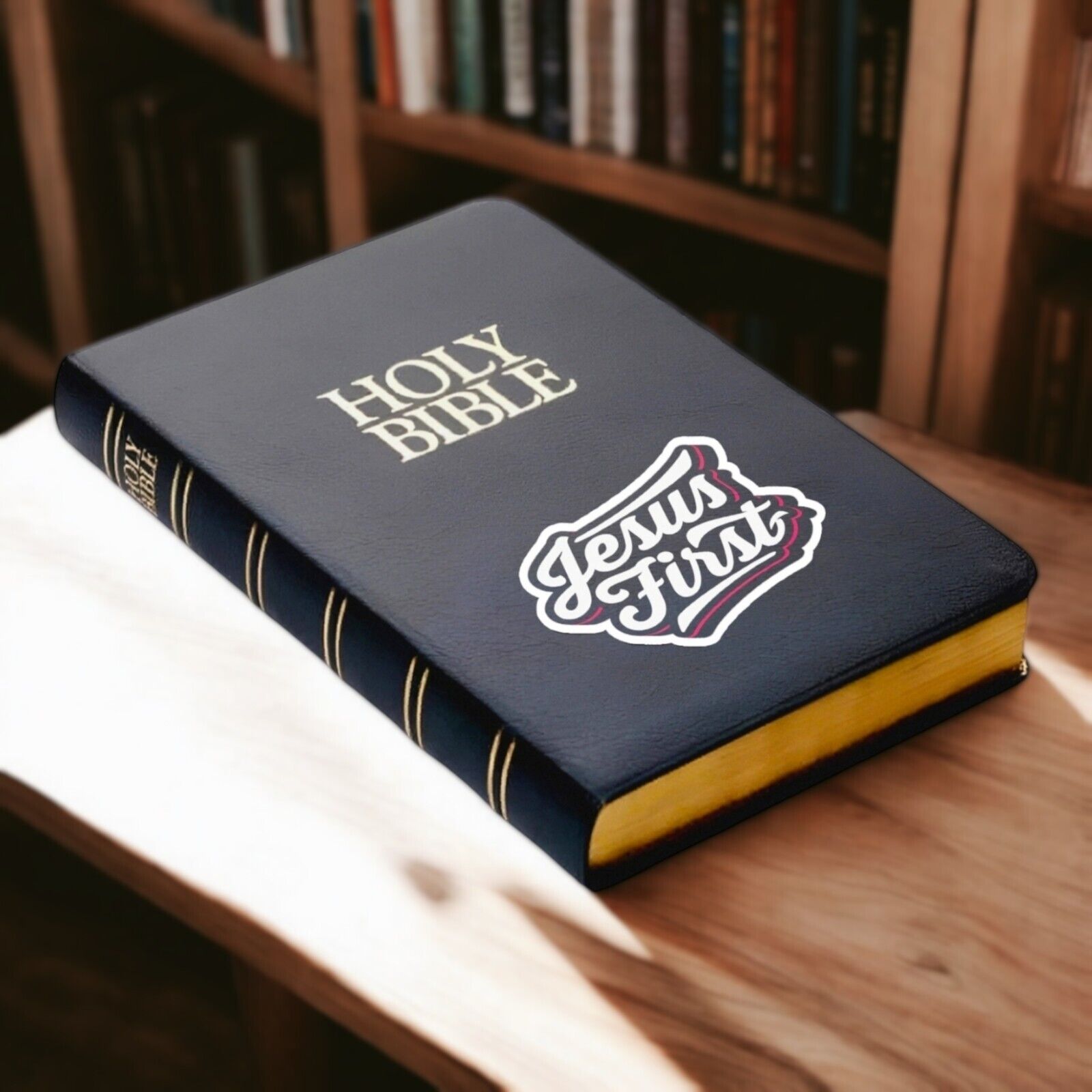 Jesus First Sticker Glossy | Vinyl Christian Sticker | Laptop Decal | Waterproof