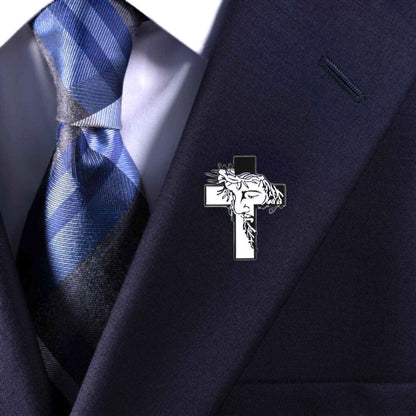 Crown of Thorns Enamel Pin | Christian Collar Pin | Brooch Accessory | Lapel Pin