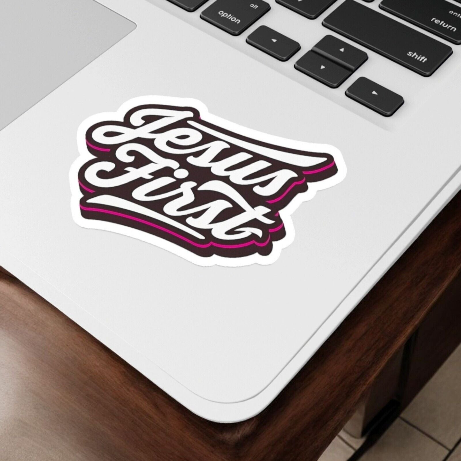 Jesus First Sticker Glossy | Vinyl Christian Sticker | Laptop Decal | Waterproof
