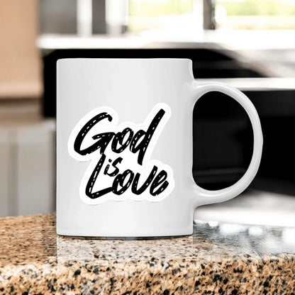 God Is Love Sticker Glossy | Vinyl Christian Sticker | Waterproof Jesus Sticker