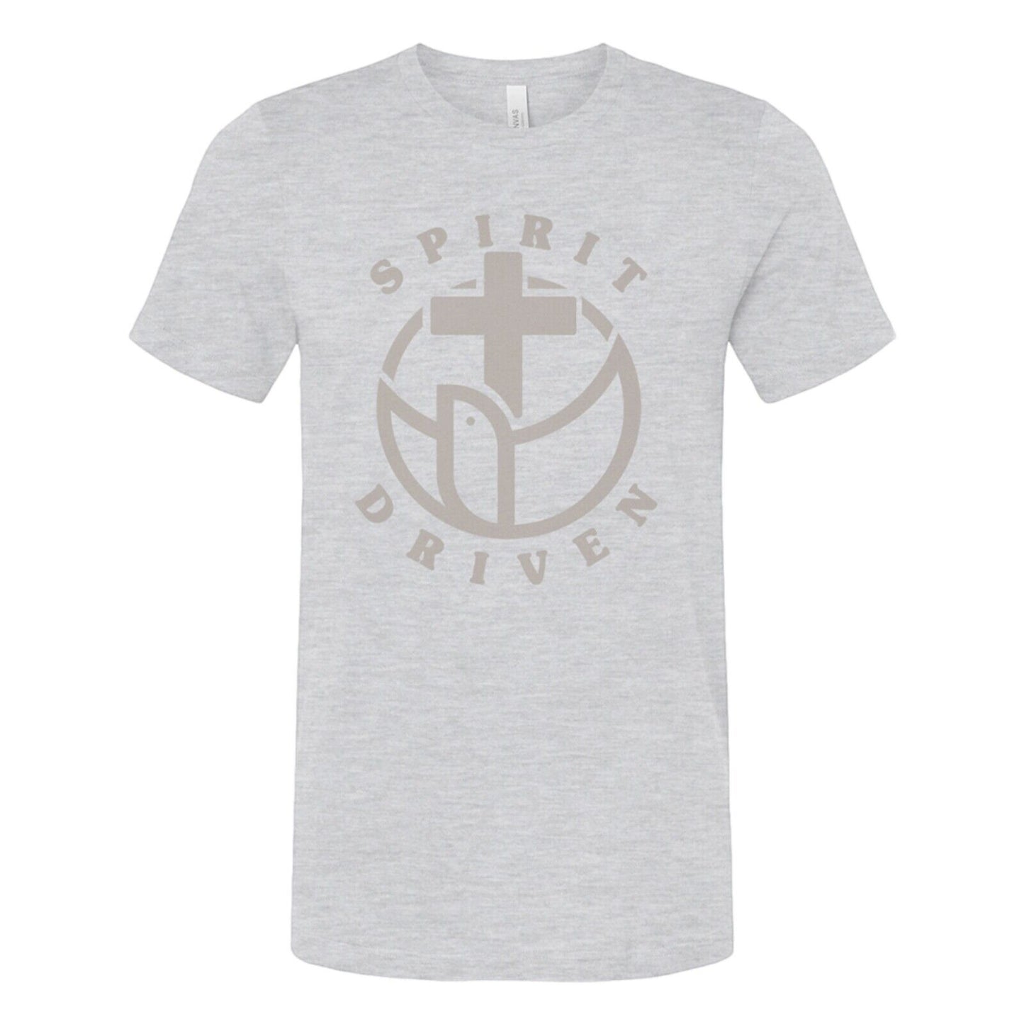 Spirit Driven Gray T-Shirt Religious Apparel Jesus Tee Christian Clothing Unisex