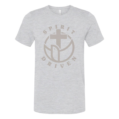 Spirit Driven Gray T-Shirt Religious Apparel Jesus Tee Christian Clothing Unisex